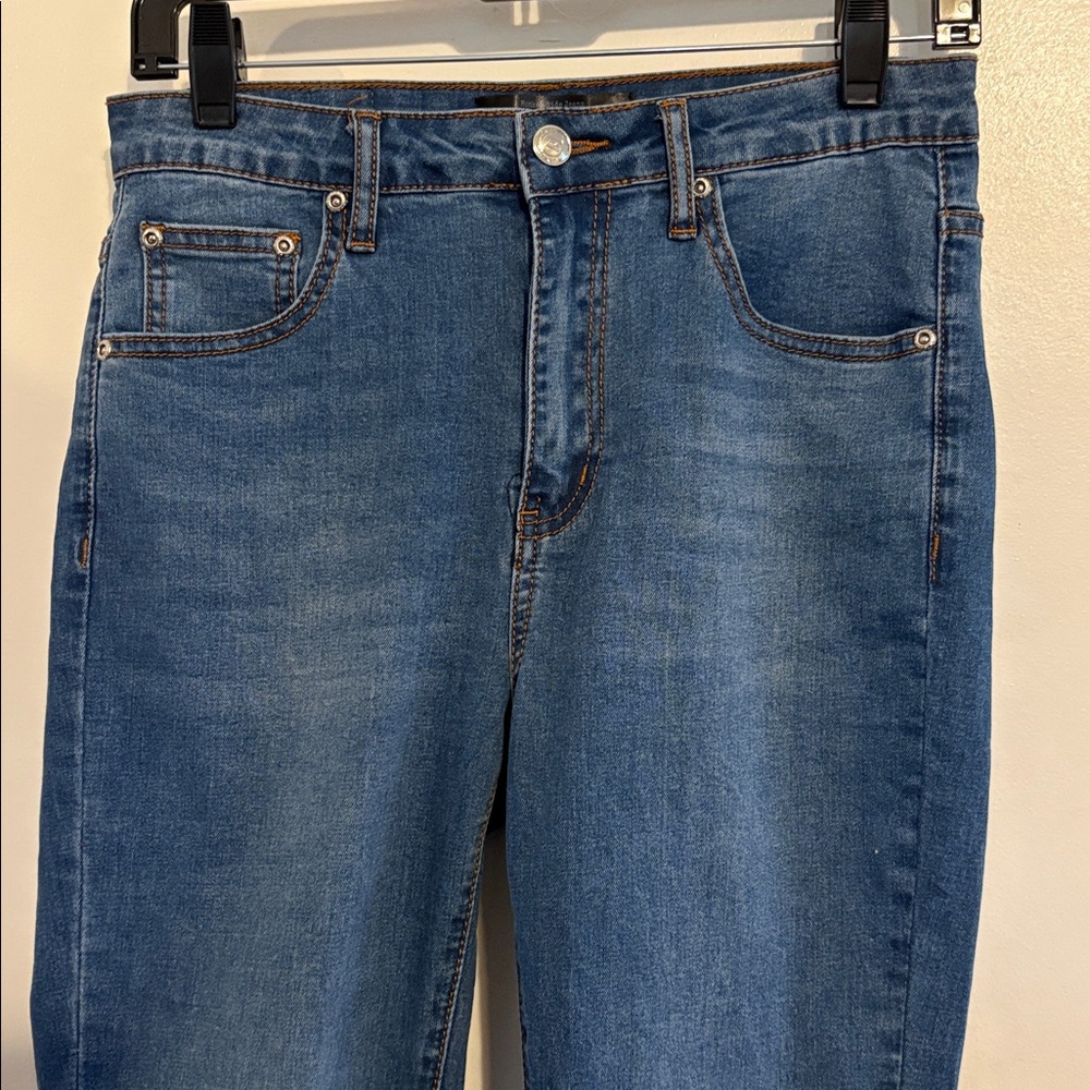 Monkey Ride High Rise Slim Straight Leg Jeans 7 / 28 - Picture 2 of 10